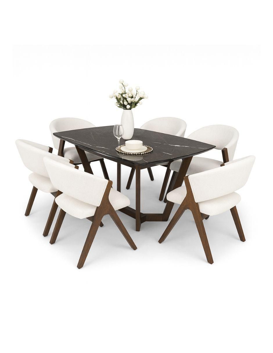 Comedor Valencia Cast Store para 6 personas de mármol