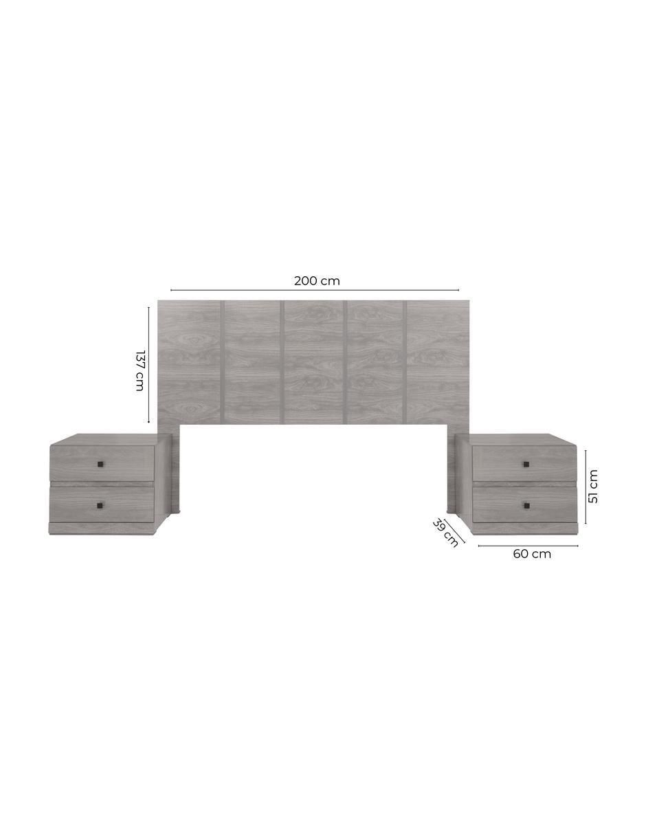 Set recámara Louvre de MDF 11