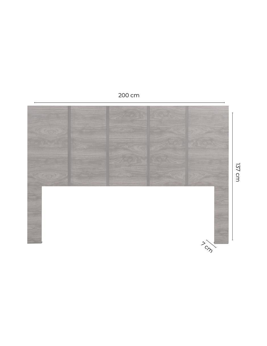 Cabecera Louvre de MDF 7