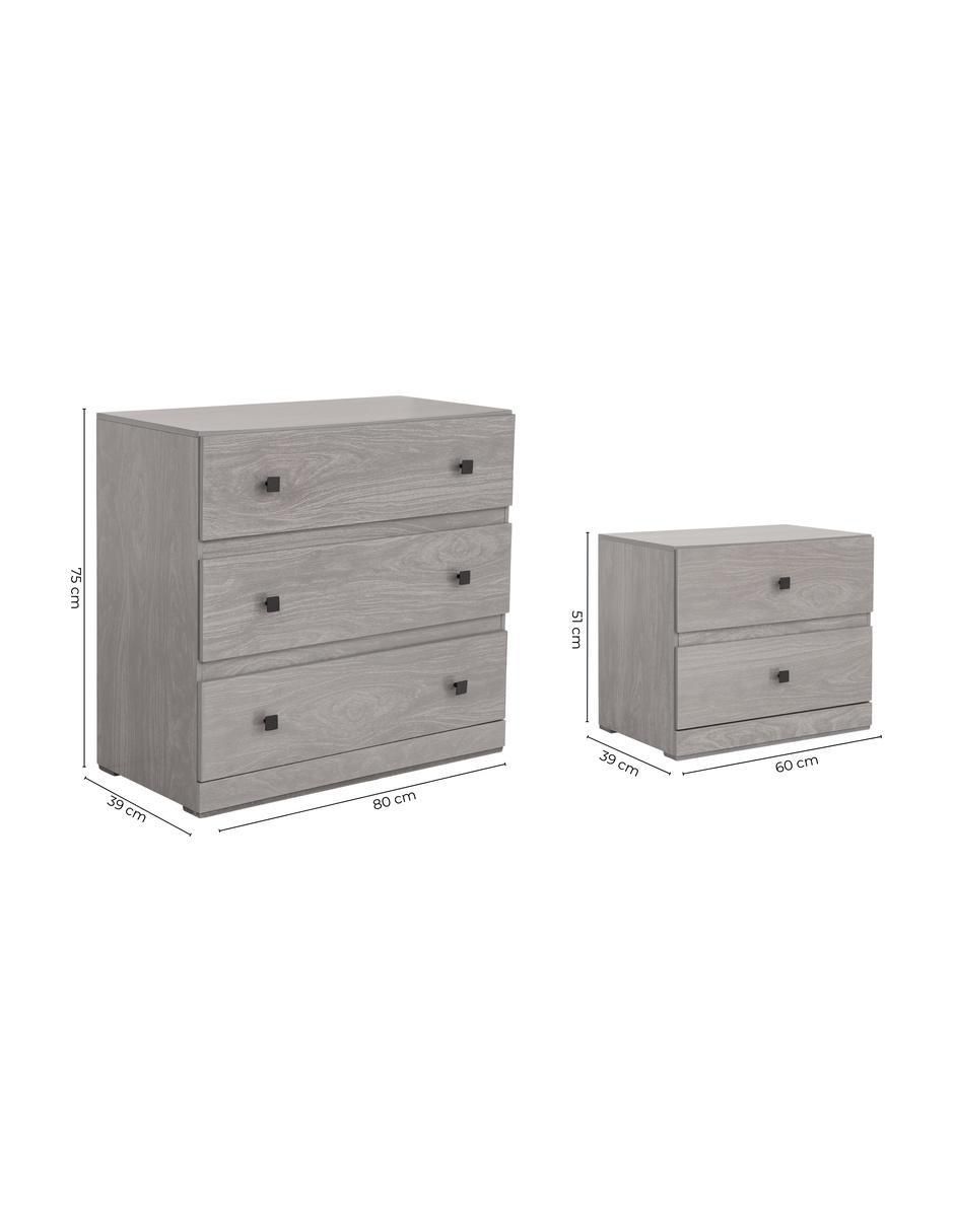 Set recámara Louvre de MDF 9