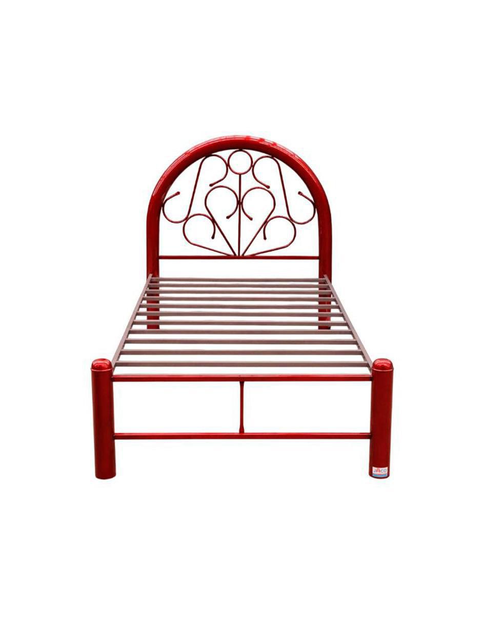 Cama teka matrimonial jaco "de" acero mat