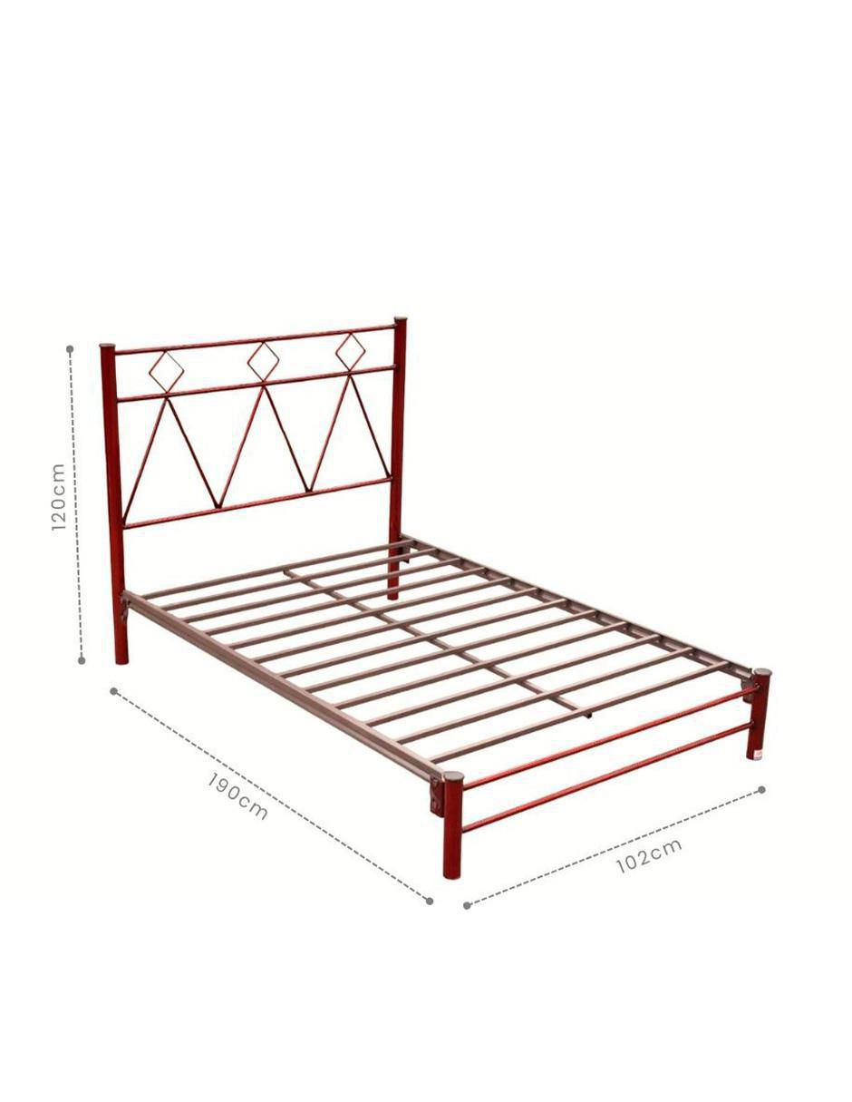 Cama roma individual jaco "de" acero ind