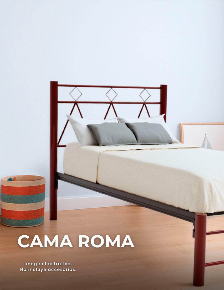 Cama de acero Individual 4