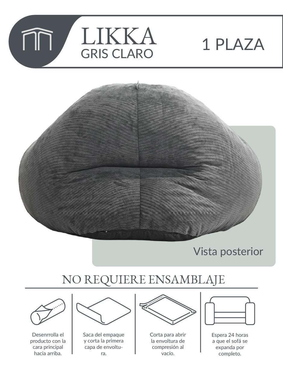 Sillón likka japandi "de" tela