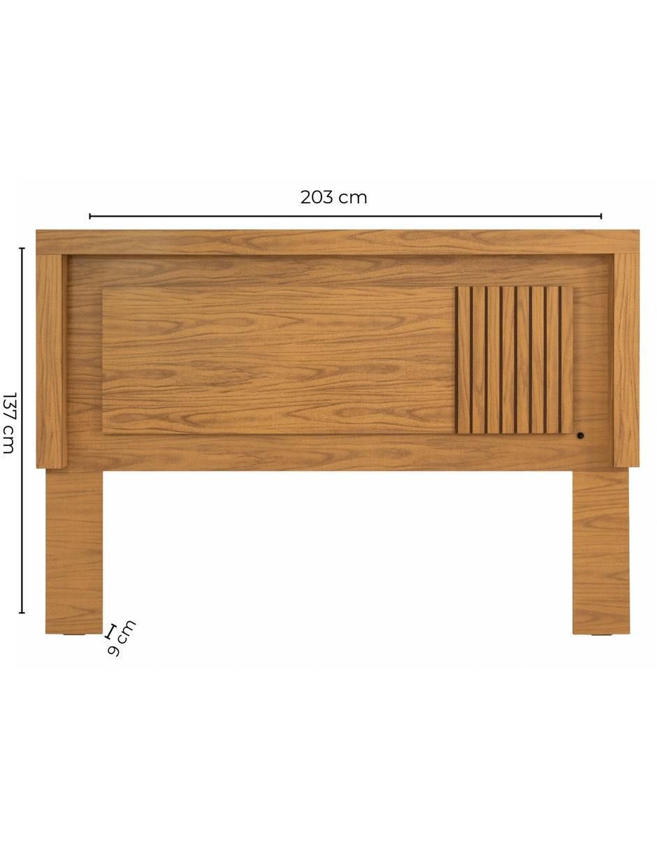 Cabecera Qatar de mdf 9