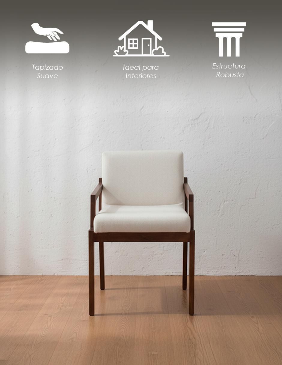 Silla Kuadro Ilios de madera pino 2