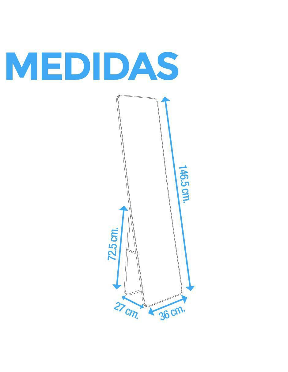"set espejo/espejo" rectangular onof aura