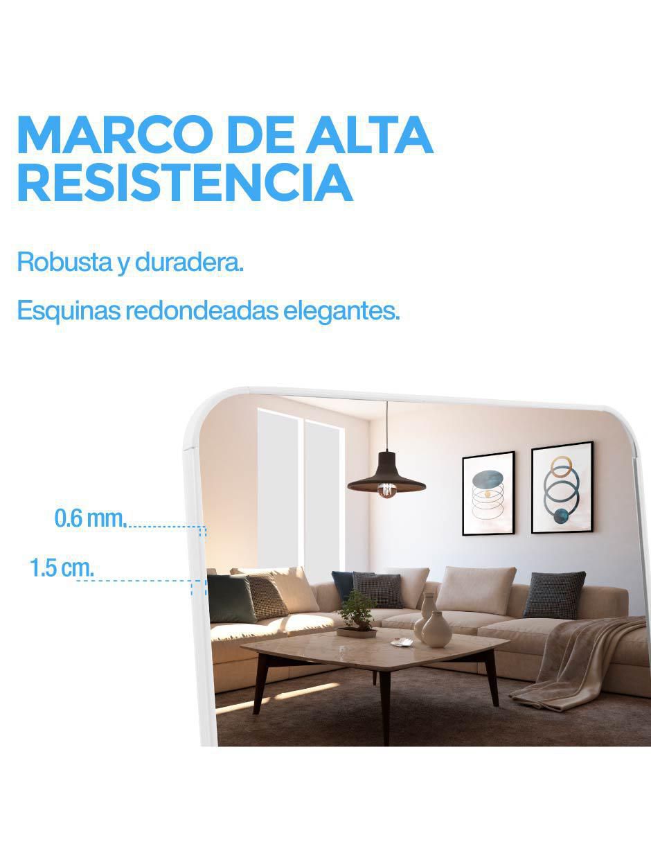 "set espejo/espejo" rectangular onof aura