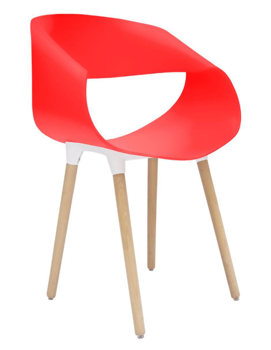 Juego de sillas 4 piezas Eames de plástico adulto 7
