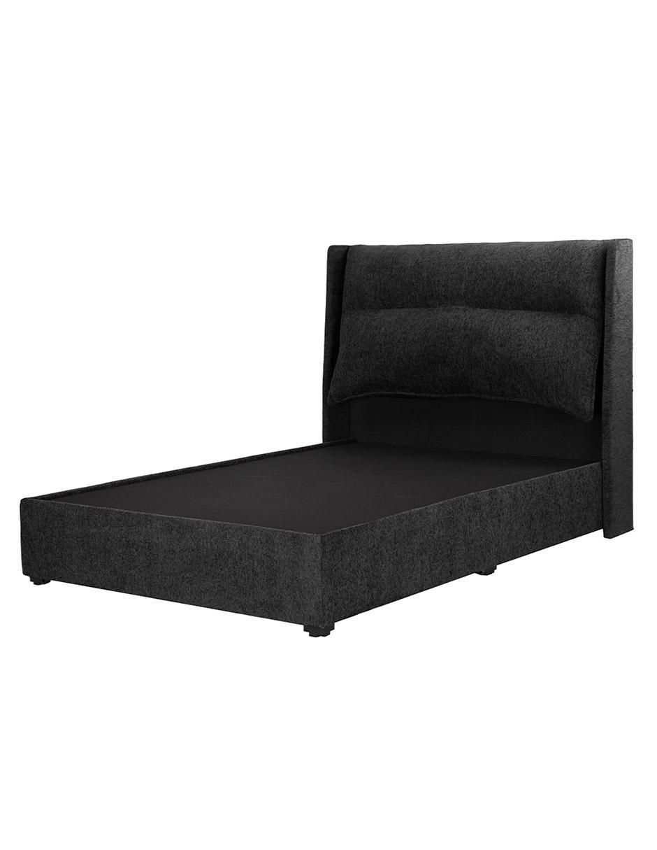 Cama becca base dicasa "de" madera y tela qs