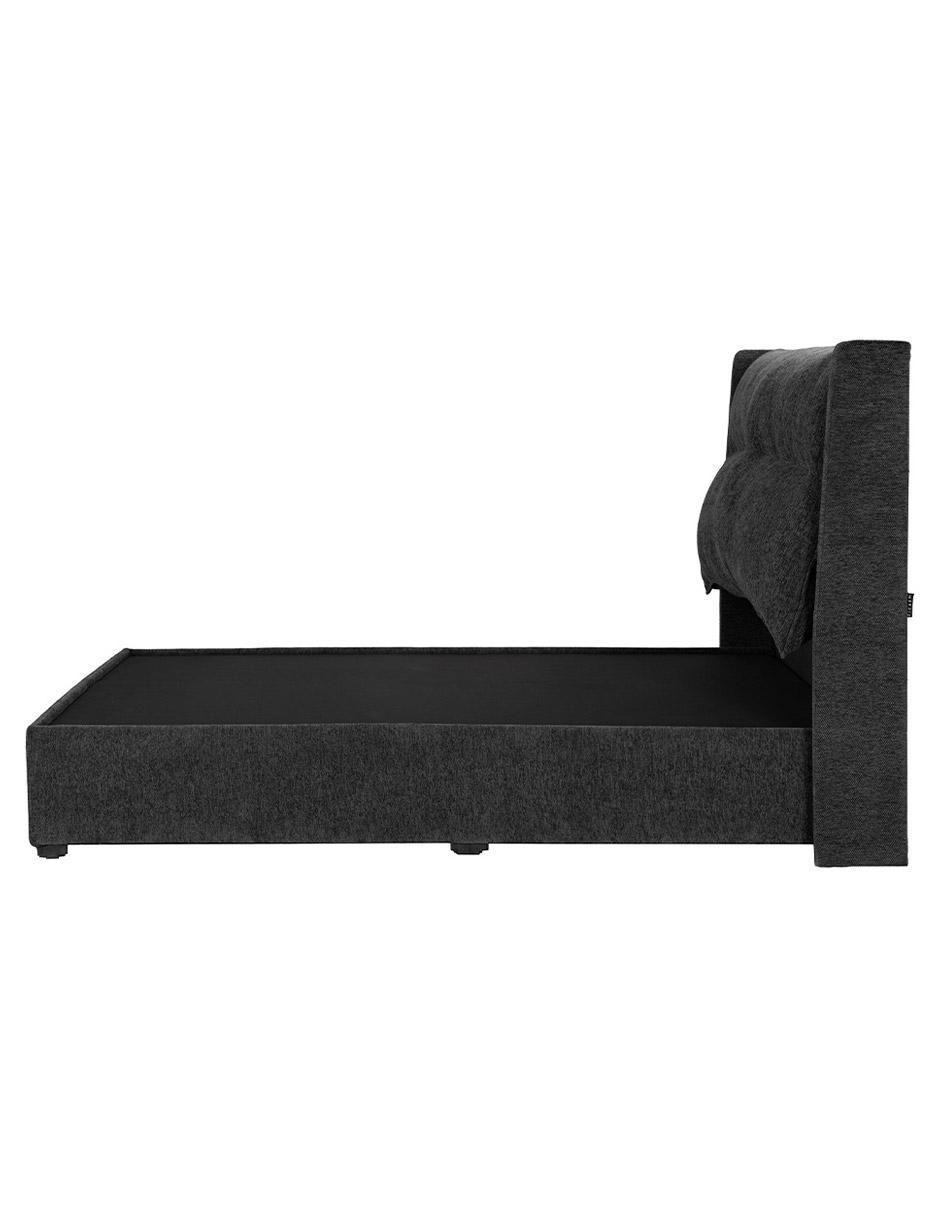Cama becca base dicasa "de" madera y tela qs