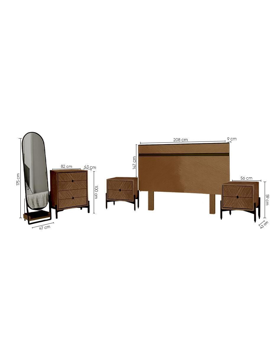 Set recámara de MDF 6