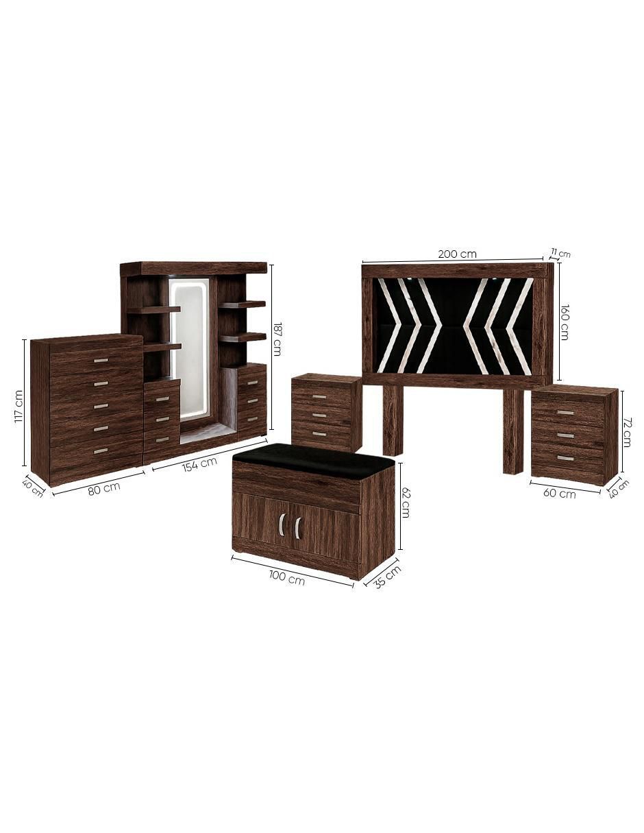 Set recámara Padua de mdf 6