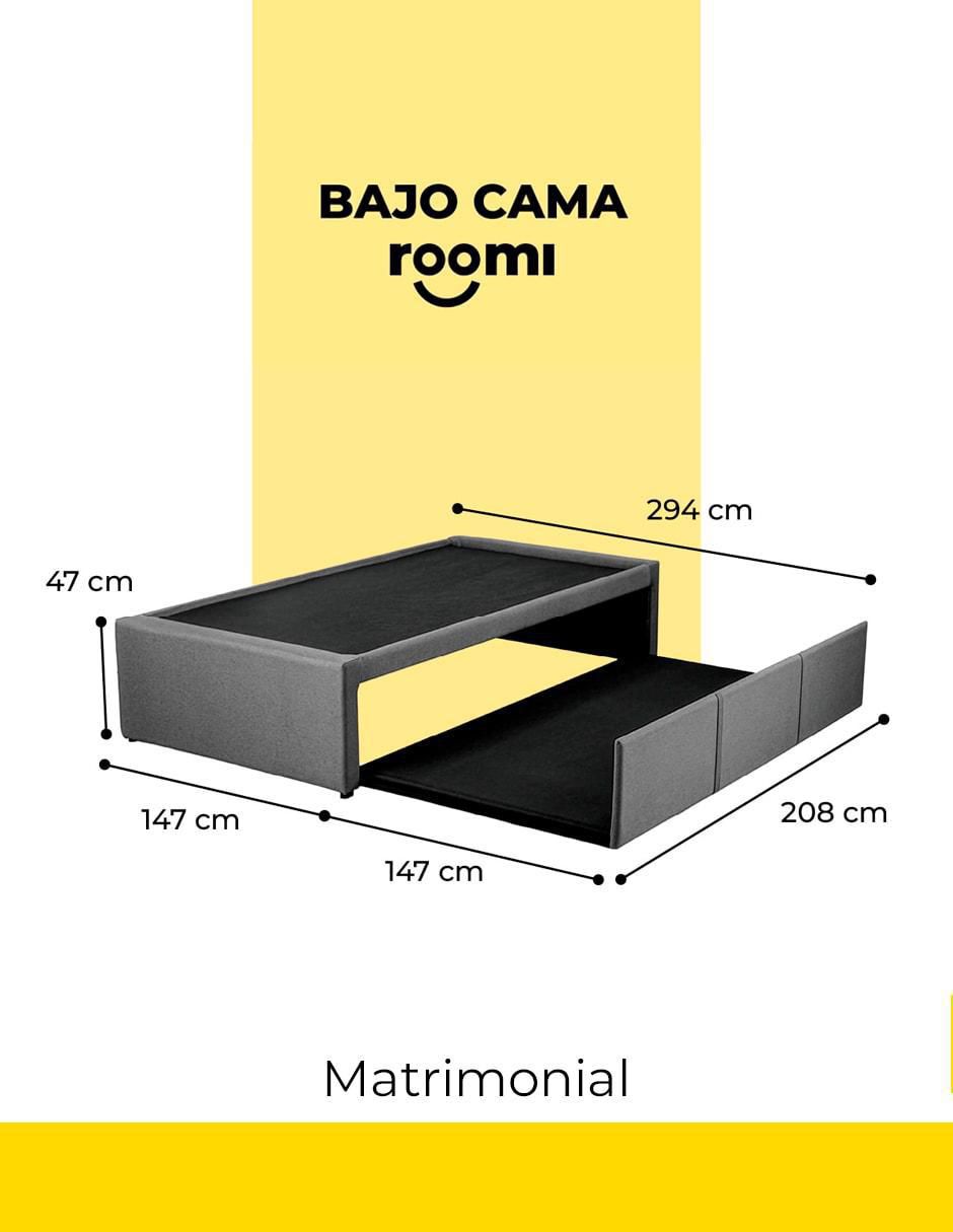 Base para cama bajo de madera 3