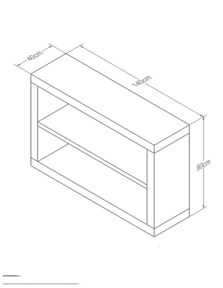 Credenza Lya de madera nogal 5