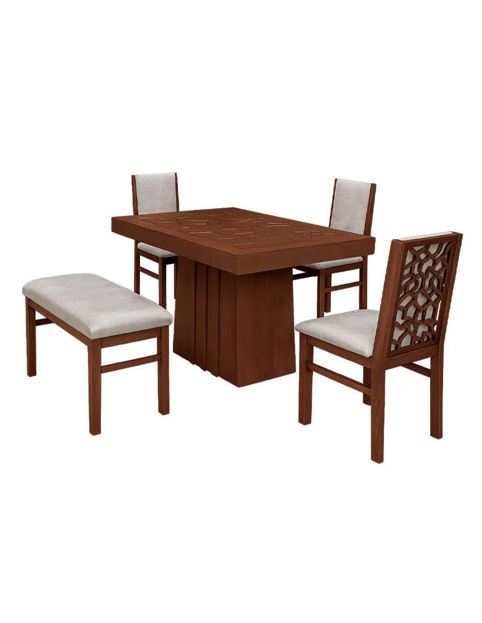 Comedor Rory para 5 personas de mdf, melamina