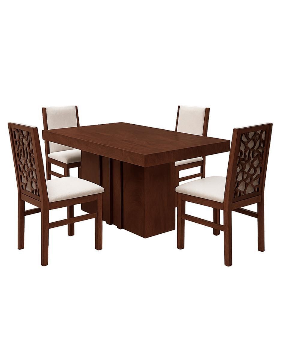 Comedor Rory para 4 personas de mdf, melamina