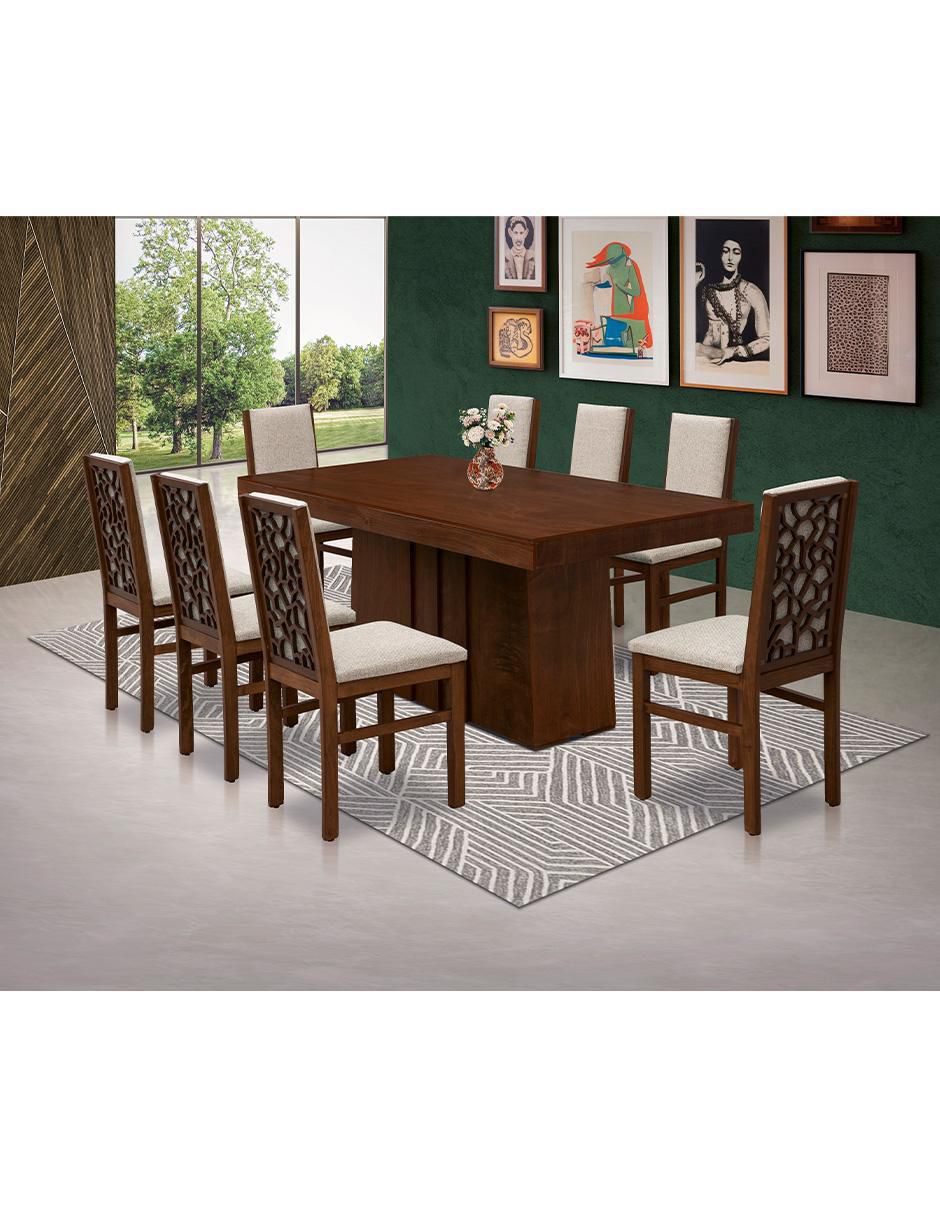 Comedor Rory para 8 personas de mdf, melamina 5