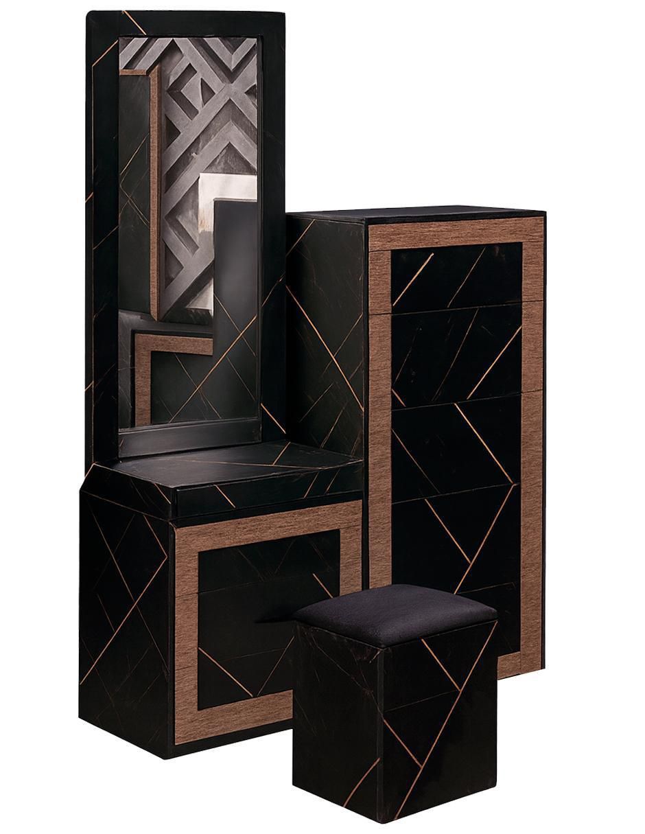 Set recámara Hamburgo de MDF 2