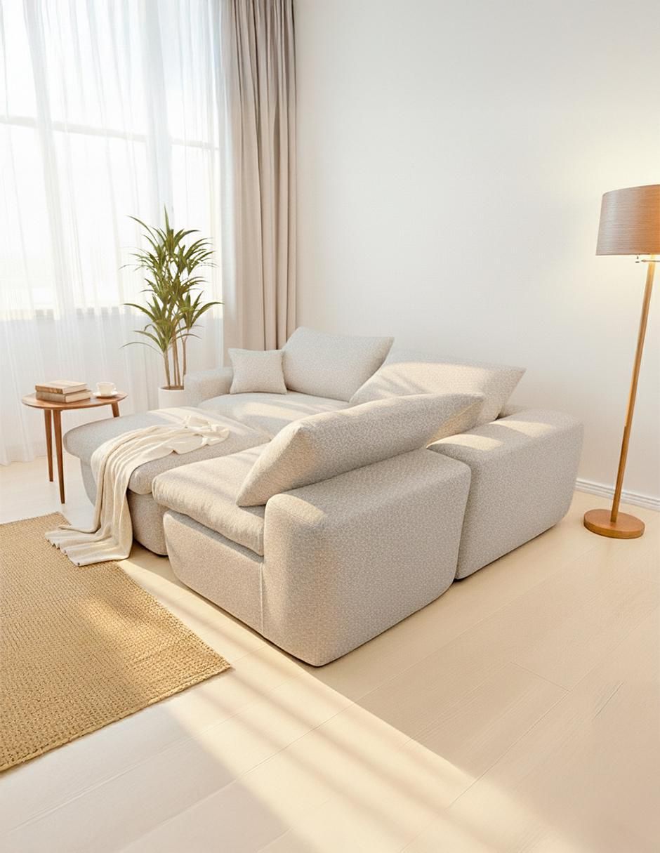 Sala modular Cloud de tela 4