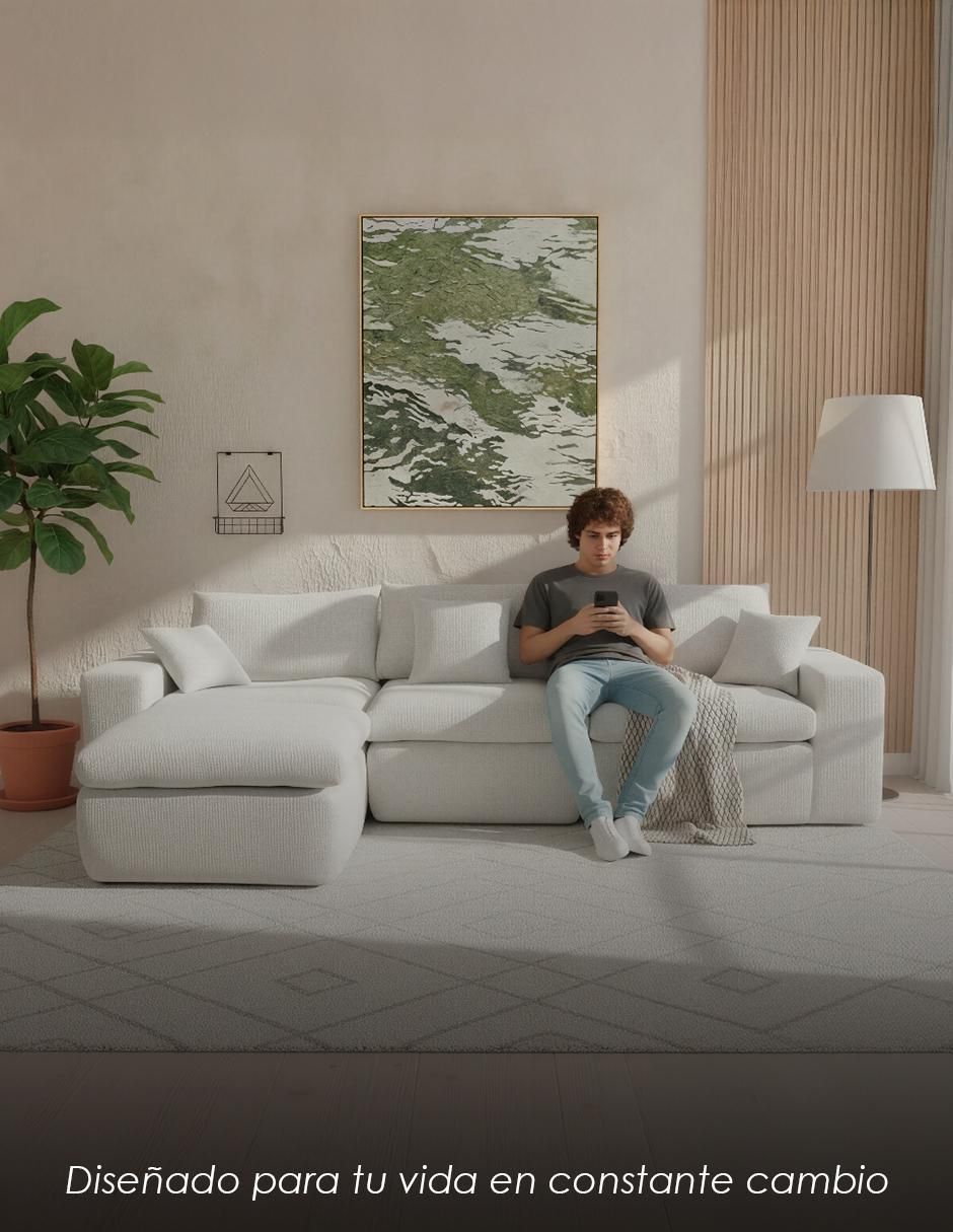 Sala modular Cloud de tela 5