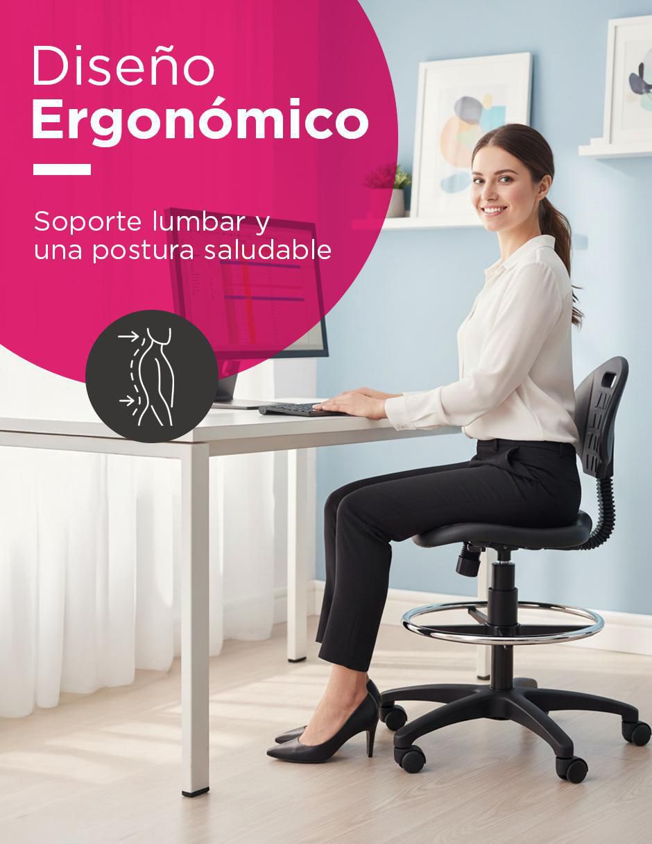 Silla 1 pieza Merak Edición Oficina Ergonómica adulto 6