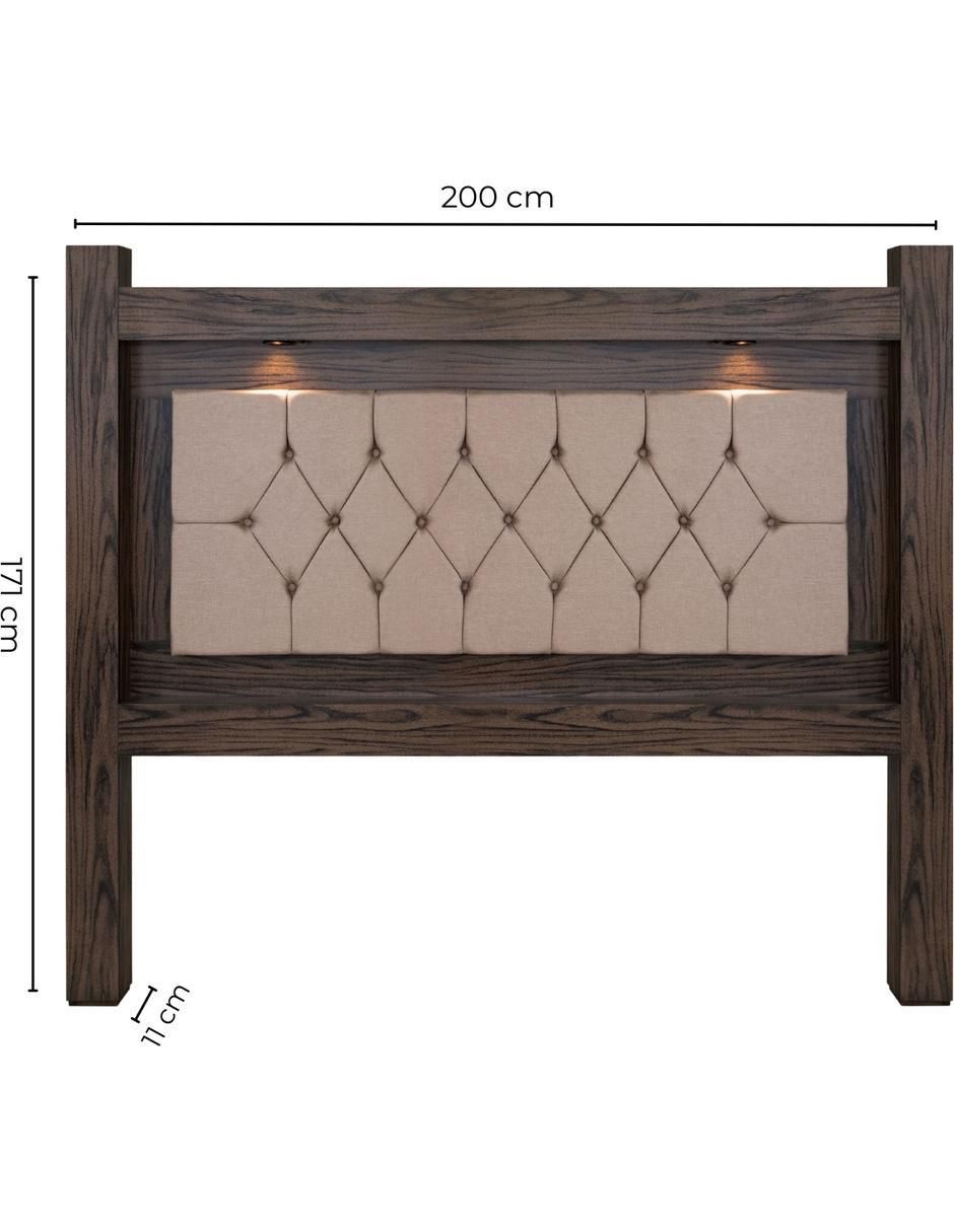 Cabecera Magnolia de MDF 8