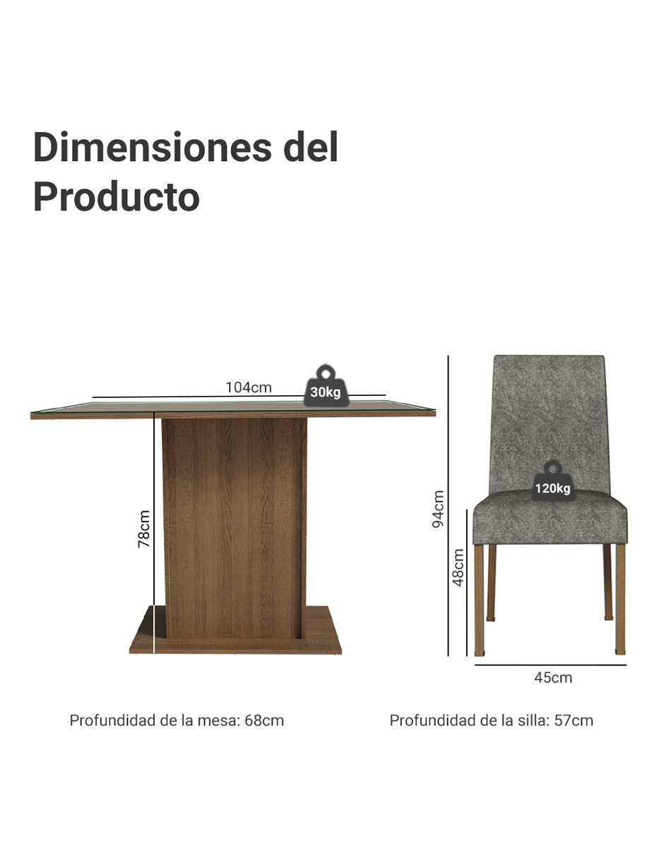 Comedor Zion para 4 personas 9