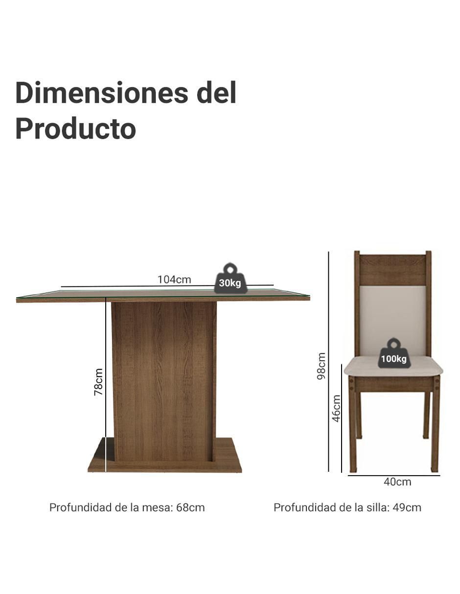 Comedor Viena para 4 personas 10