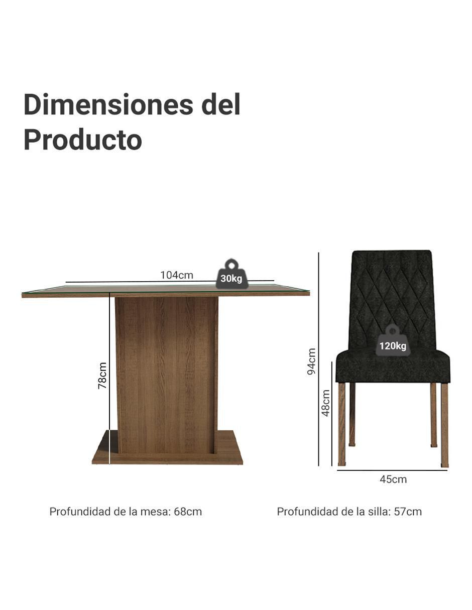 Comedor Zion para 4 personas 9