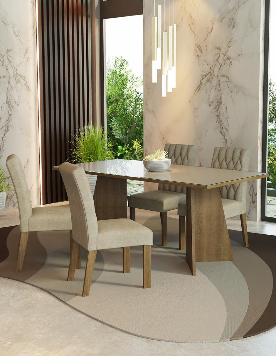 Comedor Harper para 4 personas 2