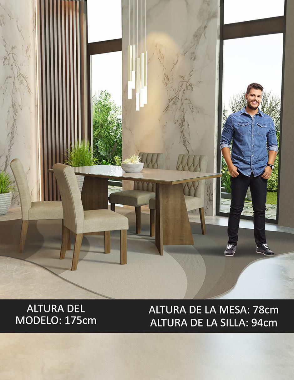 Comedor Harper para 4 personas 9