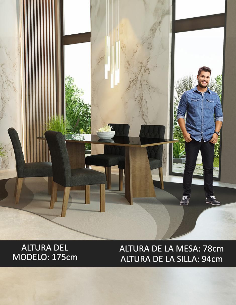 Comedor Harper para 4 personas 11