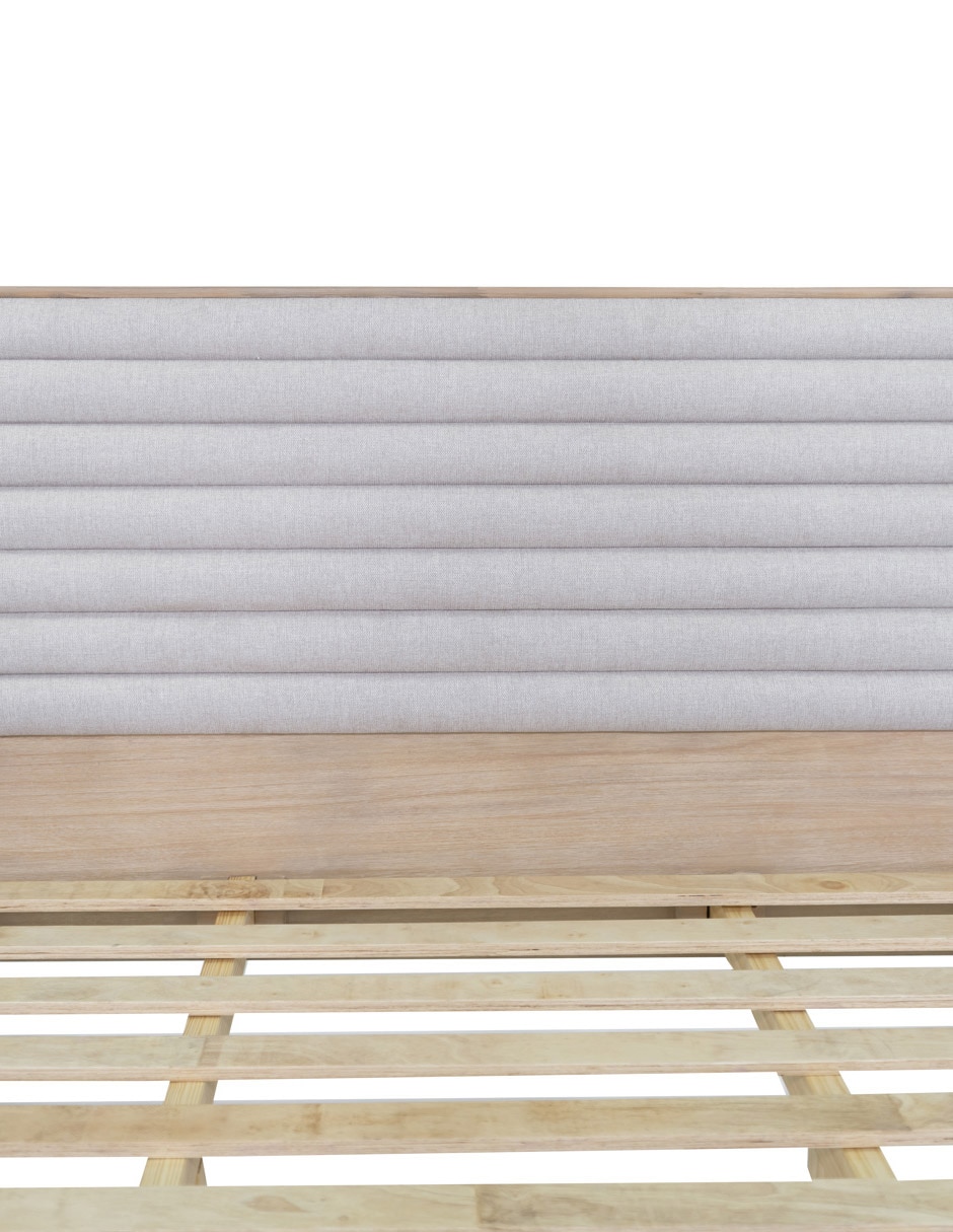 Cama Trinity de madera acacia King size 5