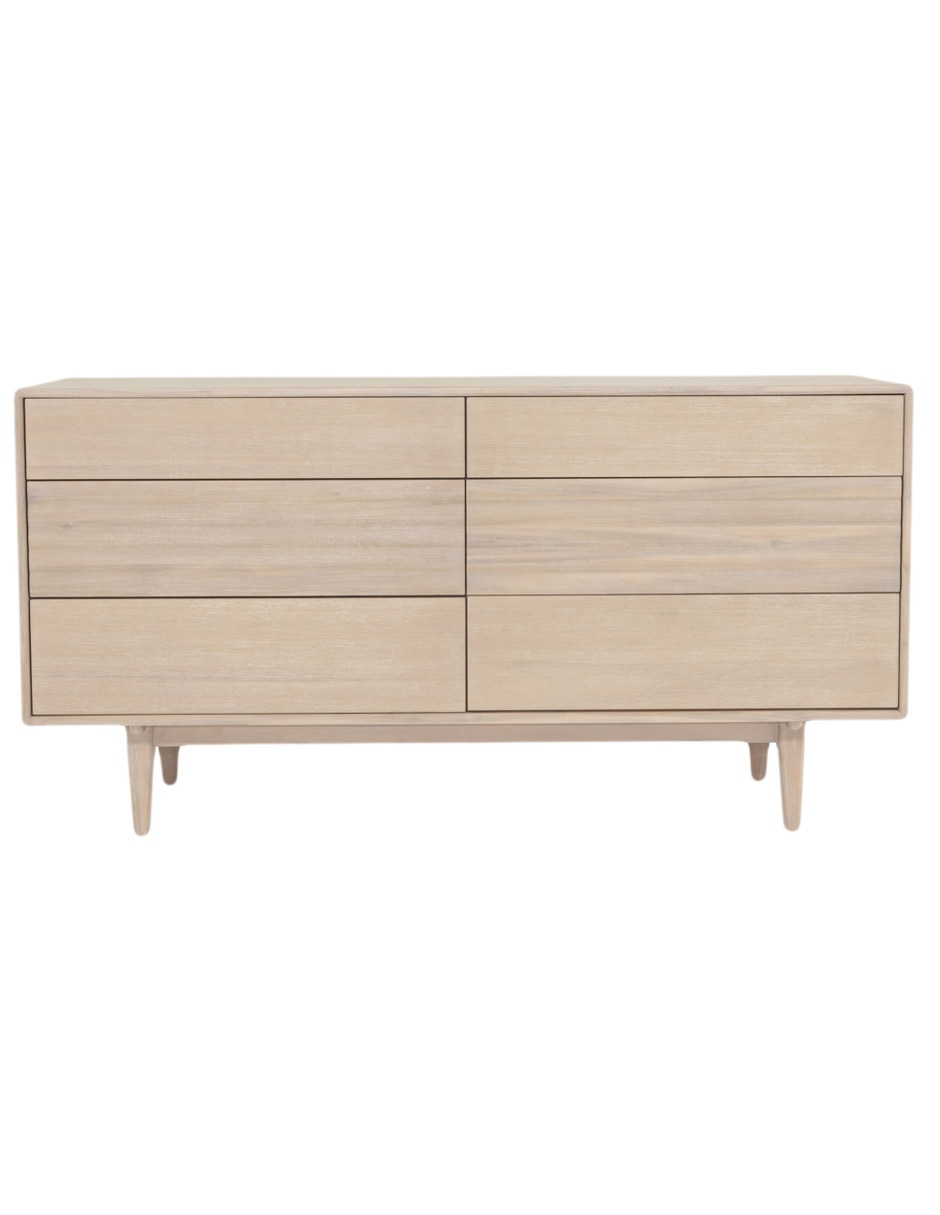 Cómoda Trinity de madera acacia