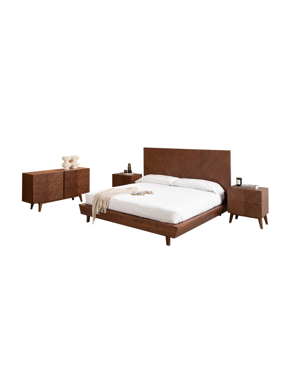 Base para cama armable Horus de chapa madera Queen size 5