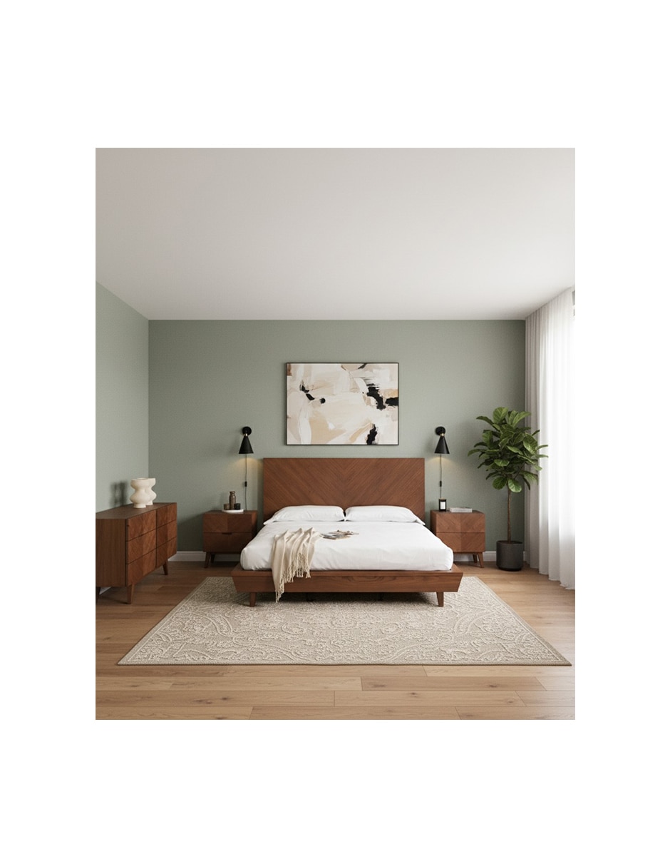 Base para cama armable Horus de chapa madera Queen size 6
