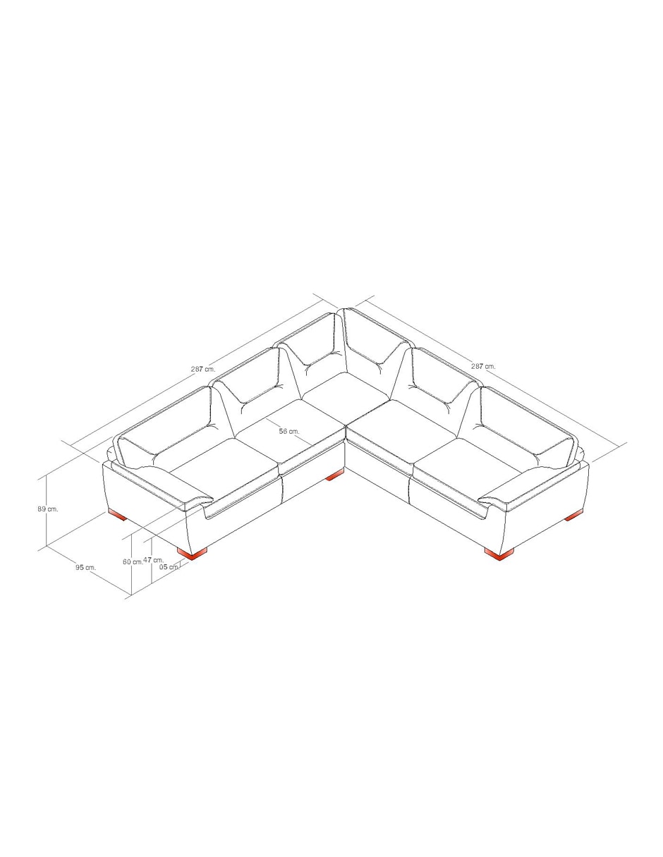 Sala modular de tela 8
