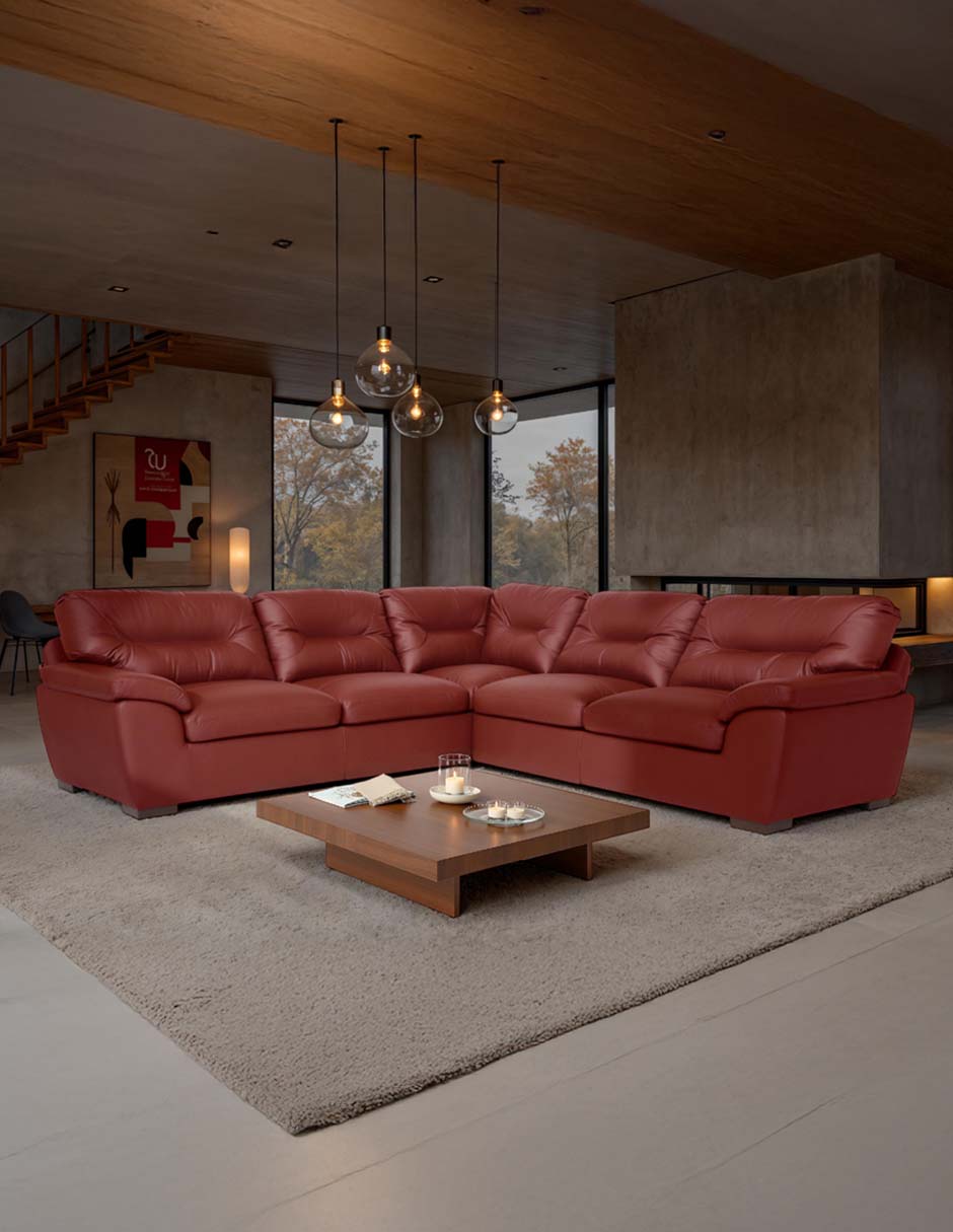 Sala modular Artic de piel y vinil 7