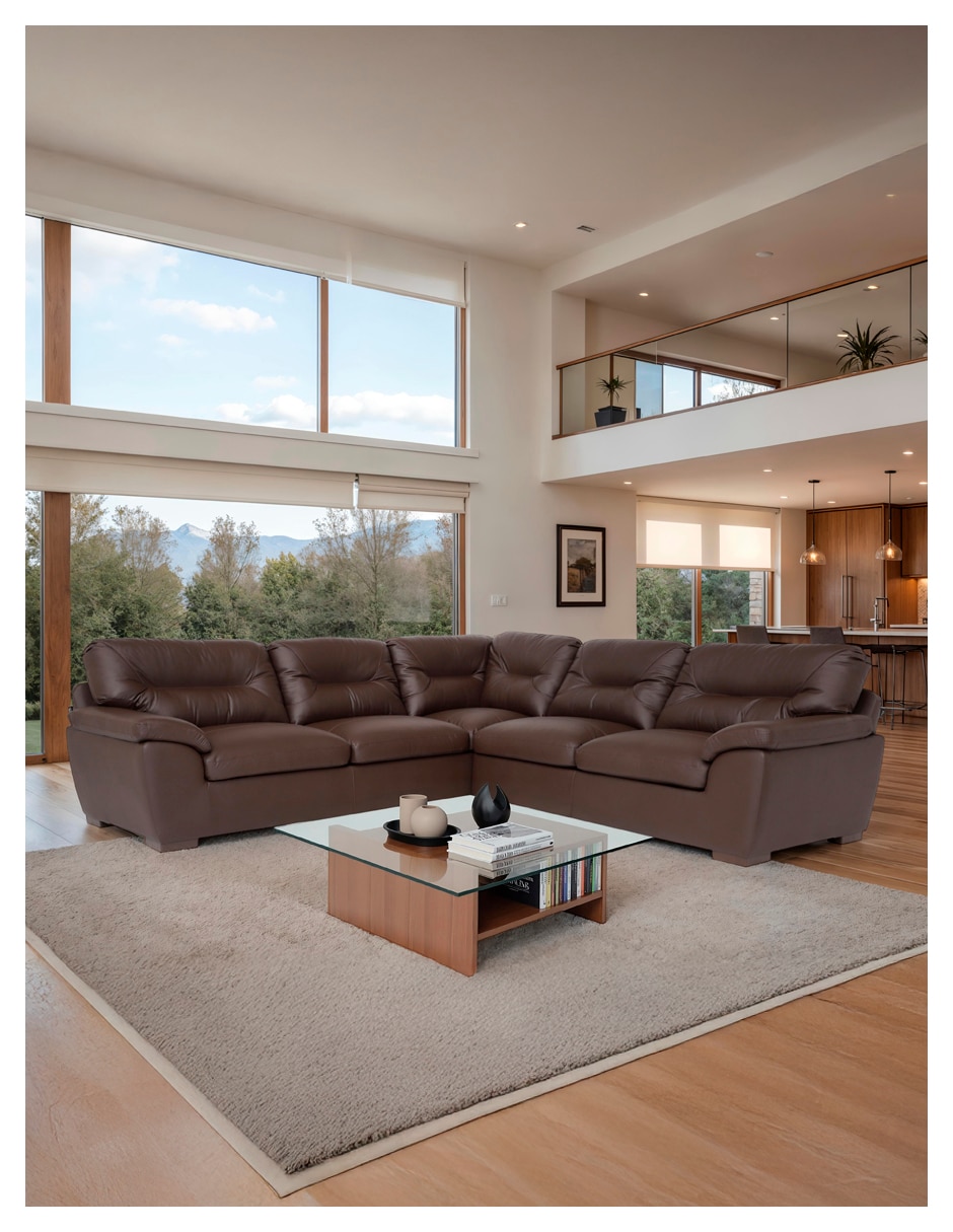 Sala modular Artic de piel y vinil 7