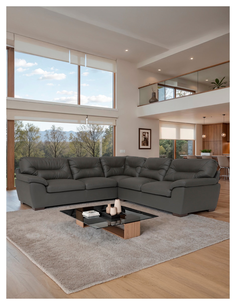 Sala modular Artic de piel y vinil 7