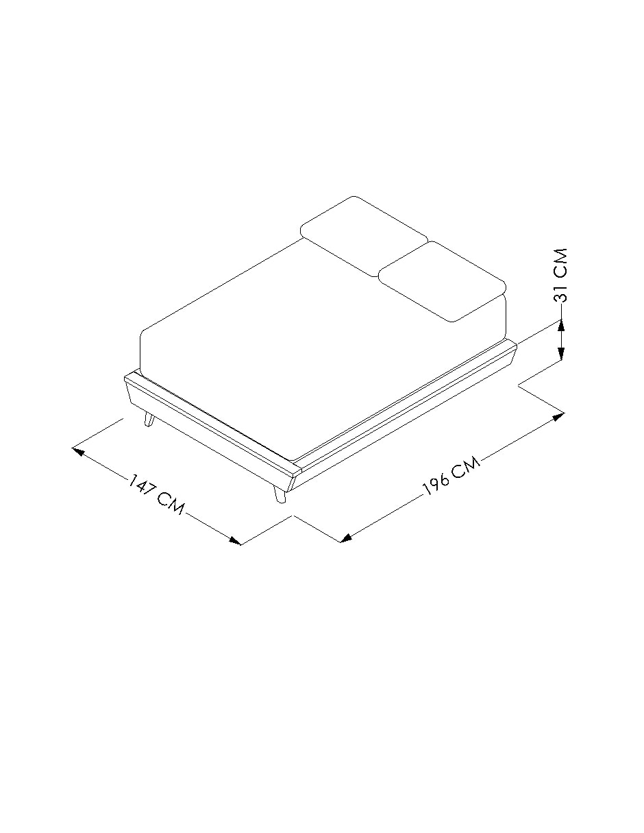 Base para cama armable Horus de chapa madera matrimonial 8