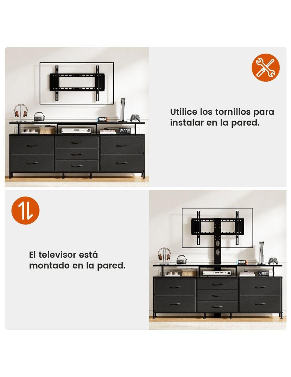 "cajonera" sí con soporte para tv fabato "de" mdf