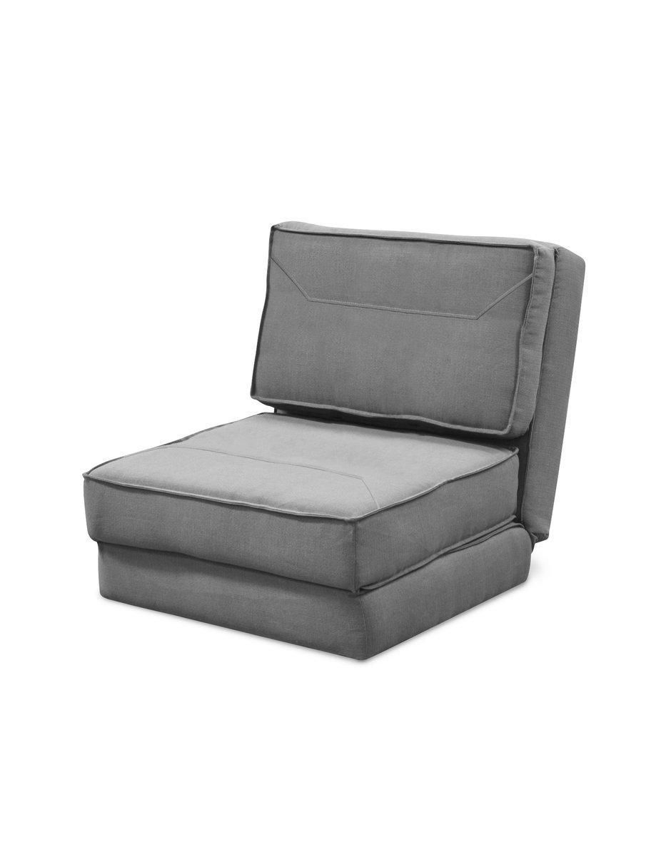 Sofá cama Converticama de madera y tela