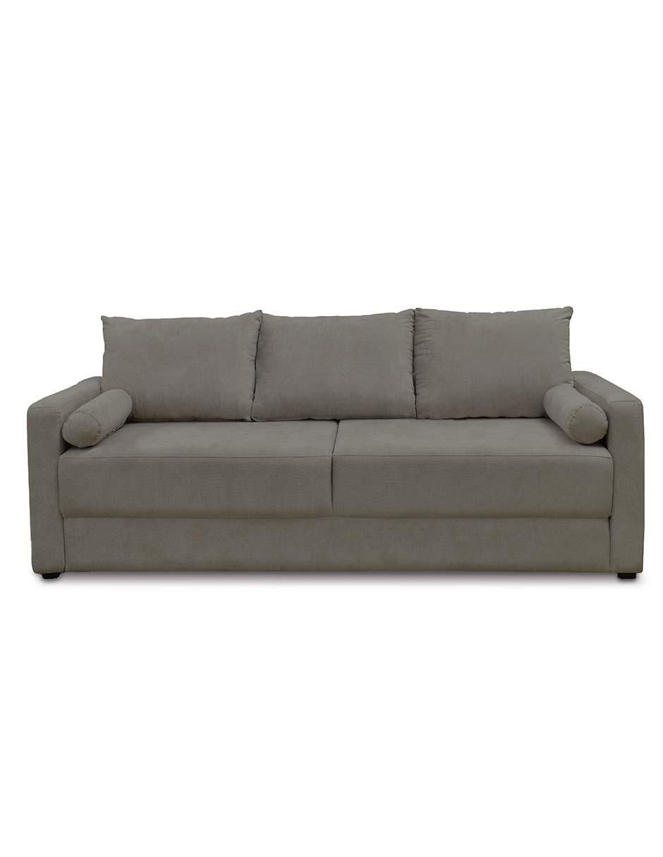 Sofá cama de madera y tela Sofá cama de madera y tela