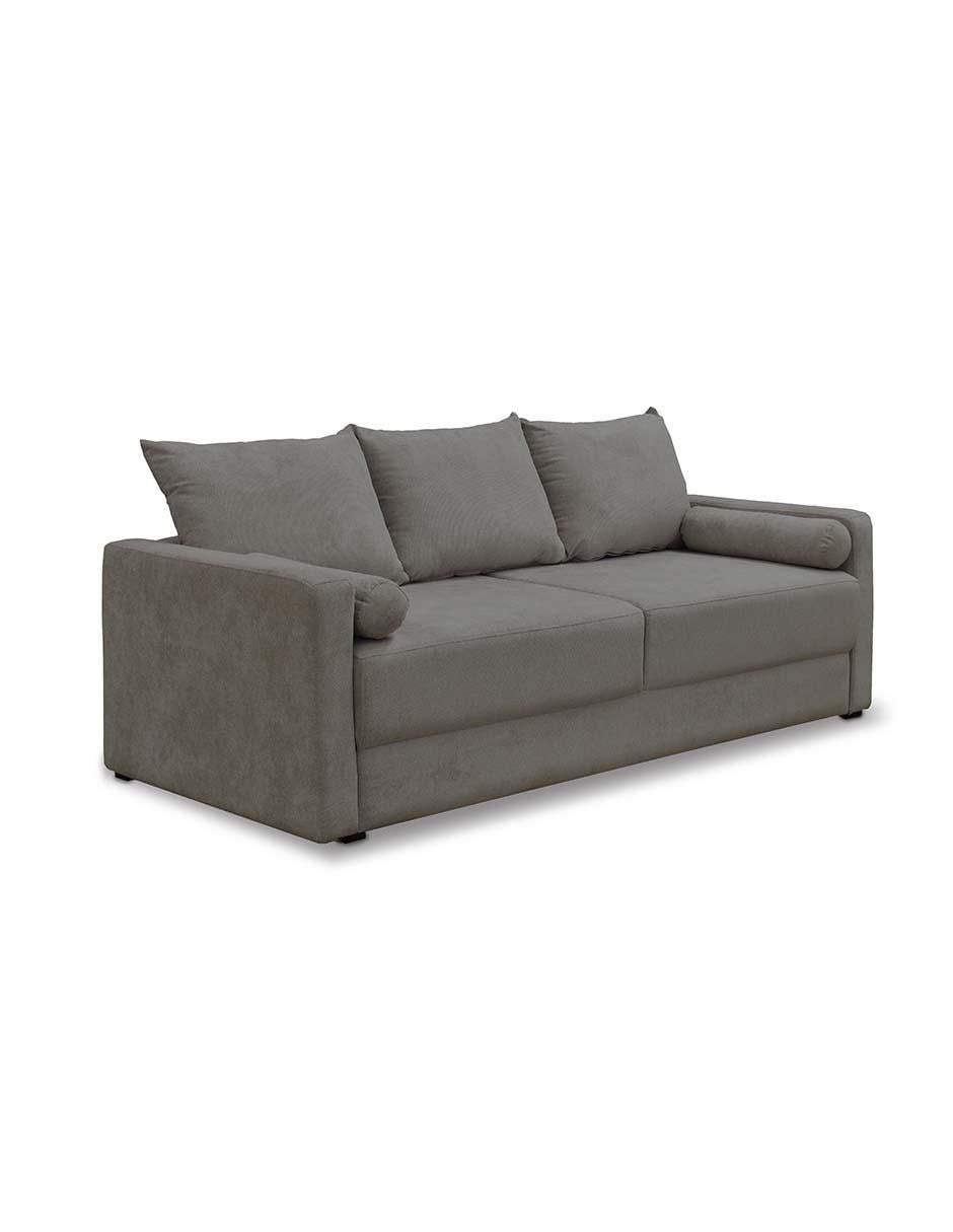 Sofá cama de madera y tela 2