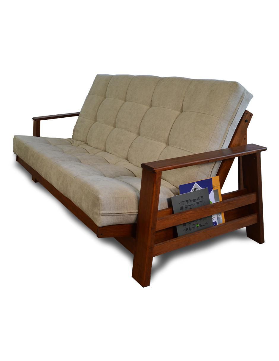 Sofá cama de madera pino 2
