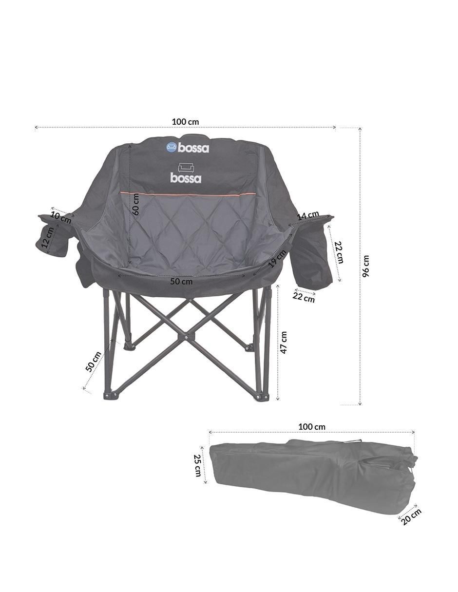 Silla plegable Oldrey de acero 16
