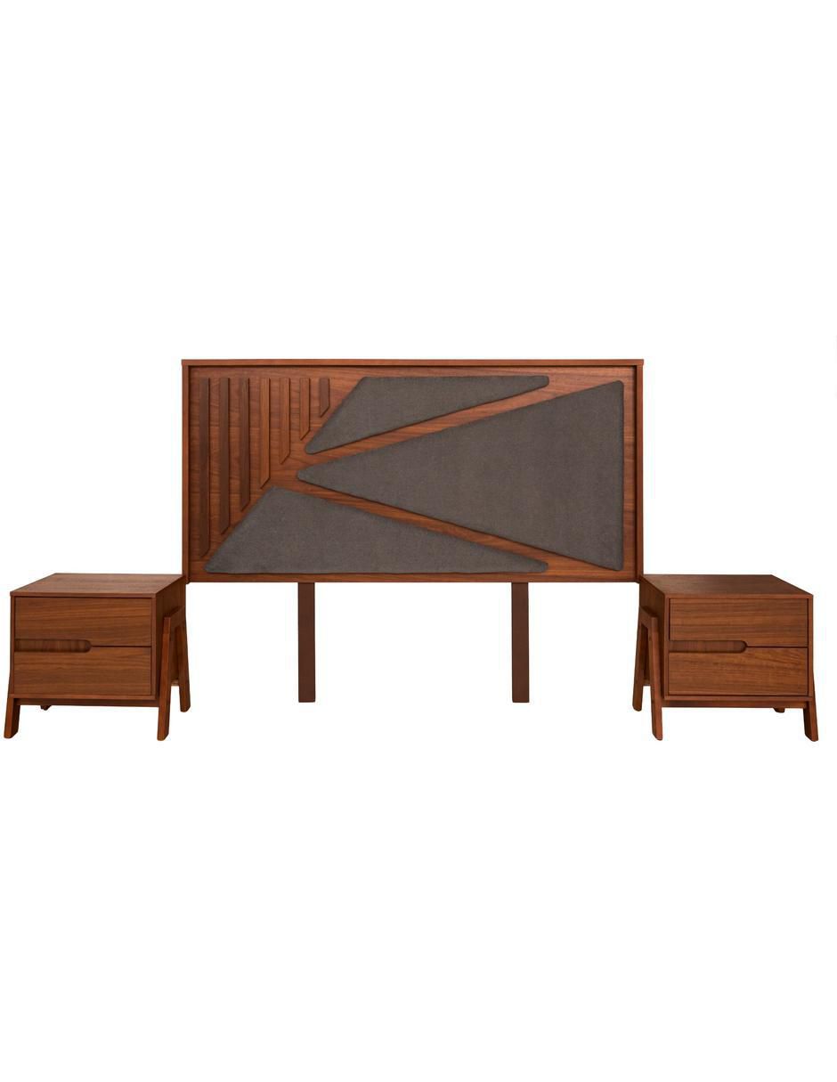 Set recámara Zia de chapa madera