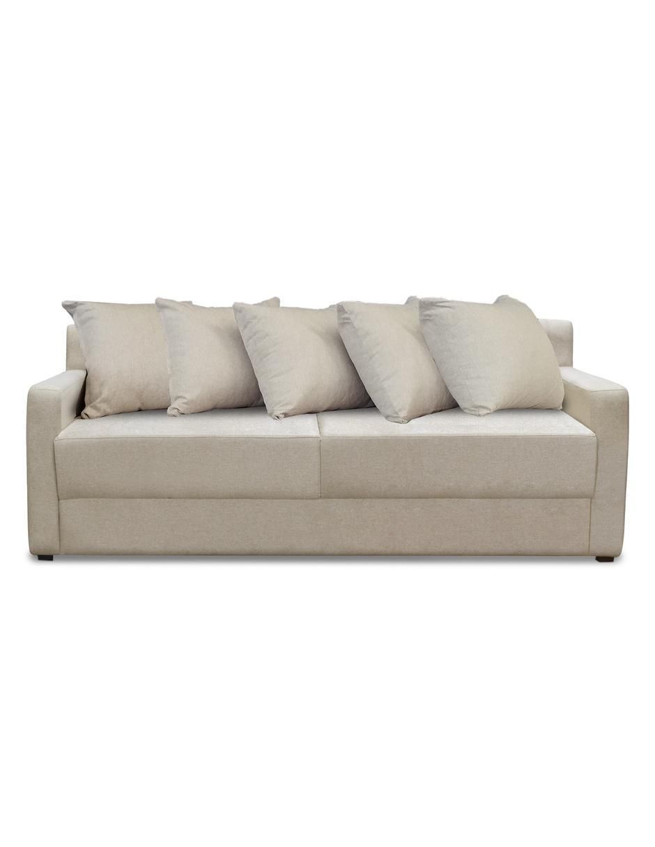Sofá cama de madera y tela Sofá cama de madera y tela